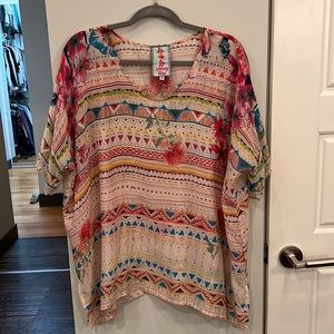 Johnny Was tunic top